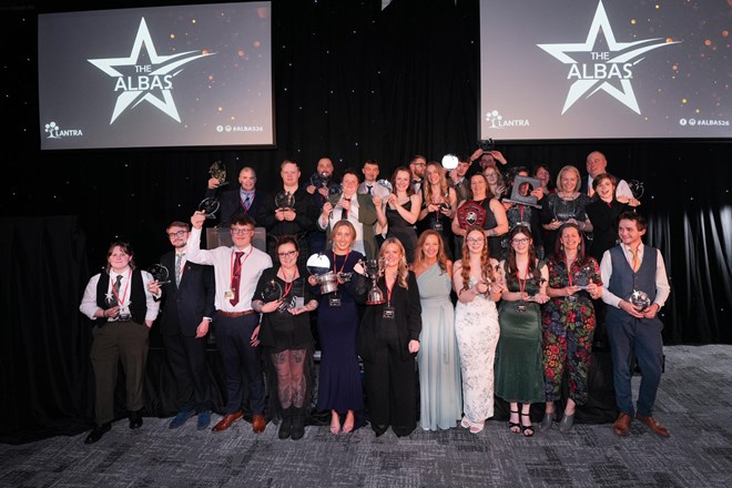 ALBAs winners and runner-ups with their awards